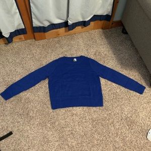 Blue Knit Sweater